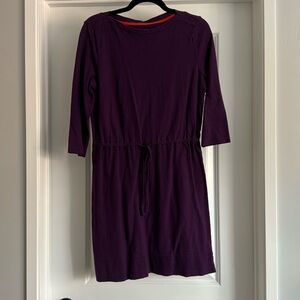 Purple cotton dress